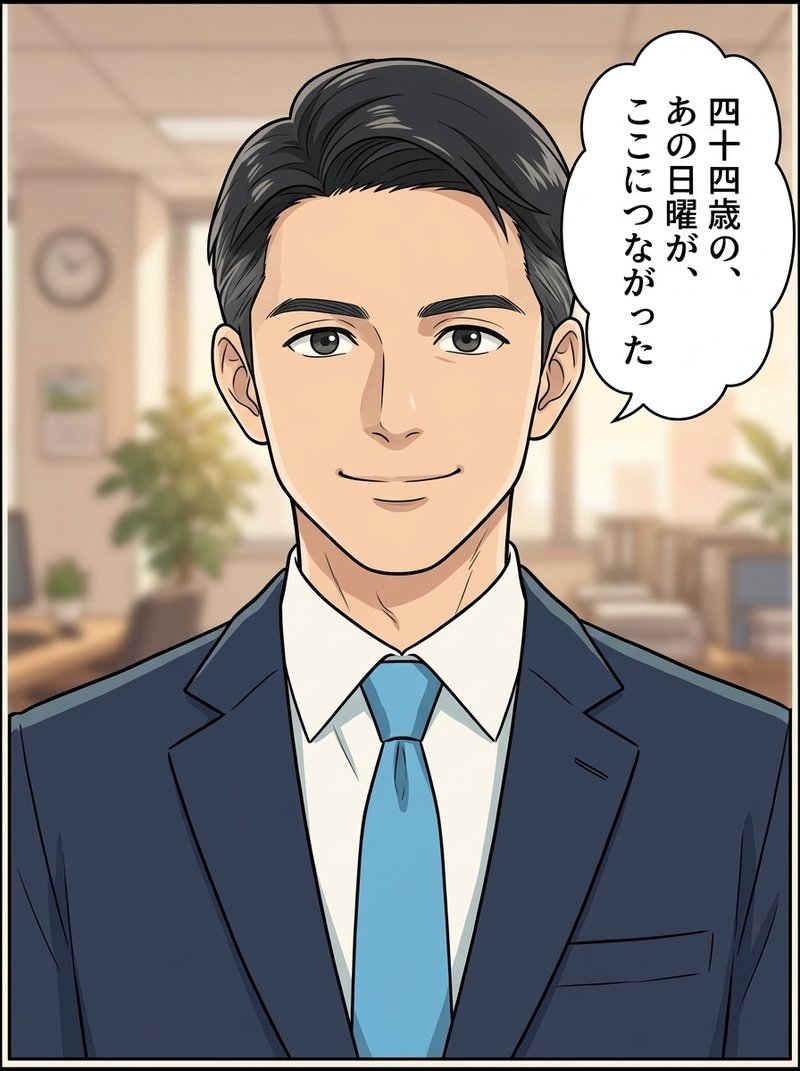 人事部で人を育てる側に回ったダイスケ（コマ4）